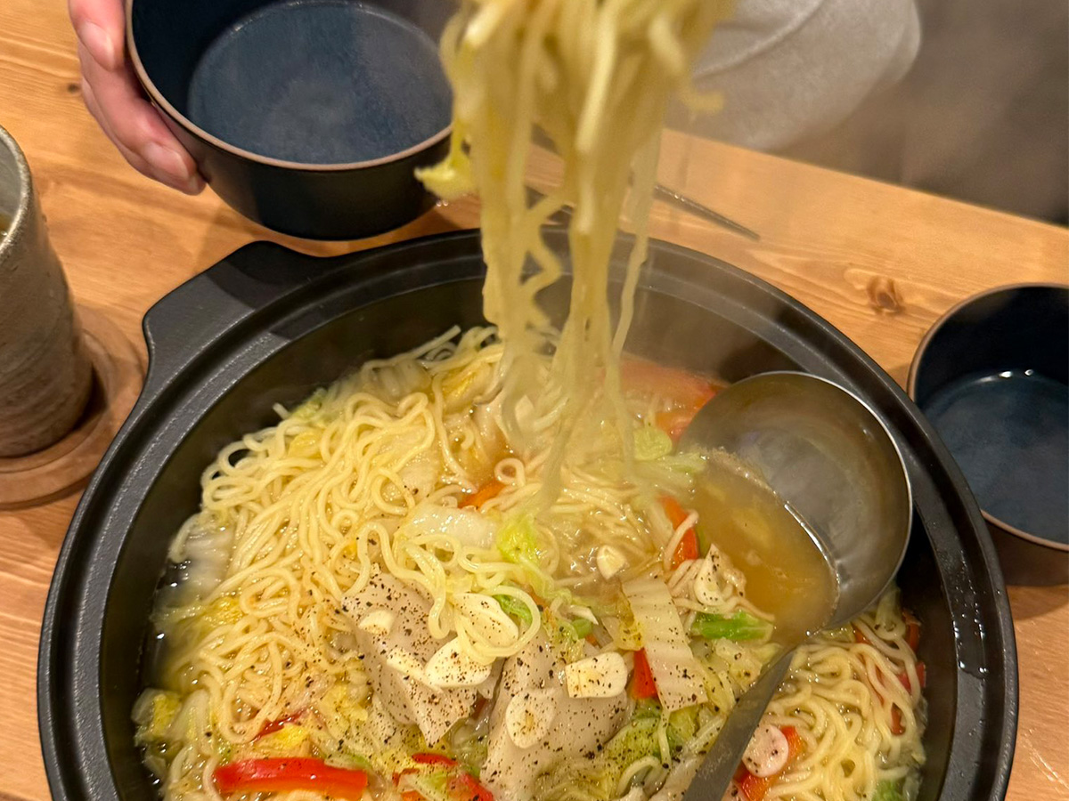 塩焼きそばのラーメン