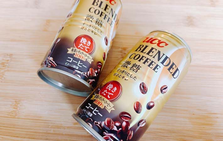 UCCブレンドコーヒー缶の写真