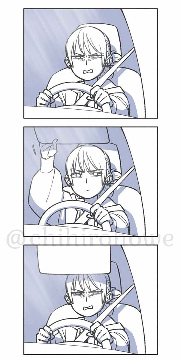 運転あるあるの漫画