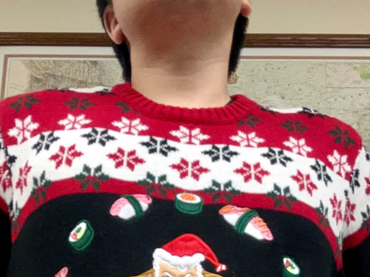 クリスマスセーターの写真