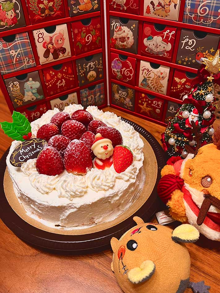 クリスマスケーキの画像