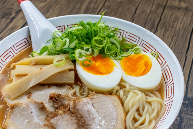 メンマののったラーメン