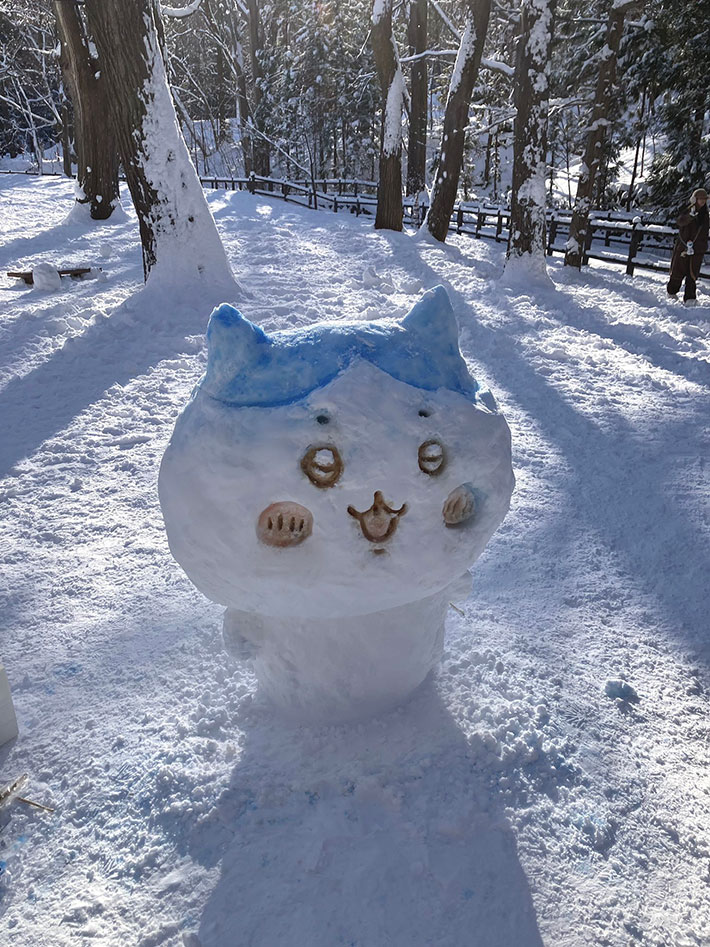 雪像の写真