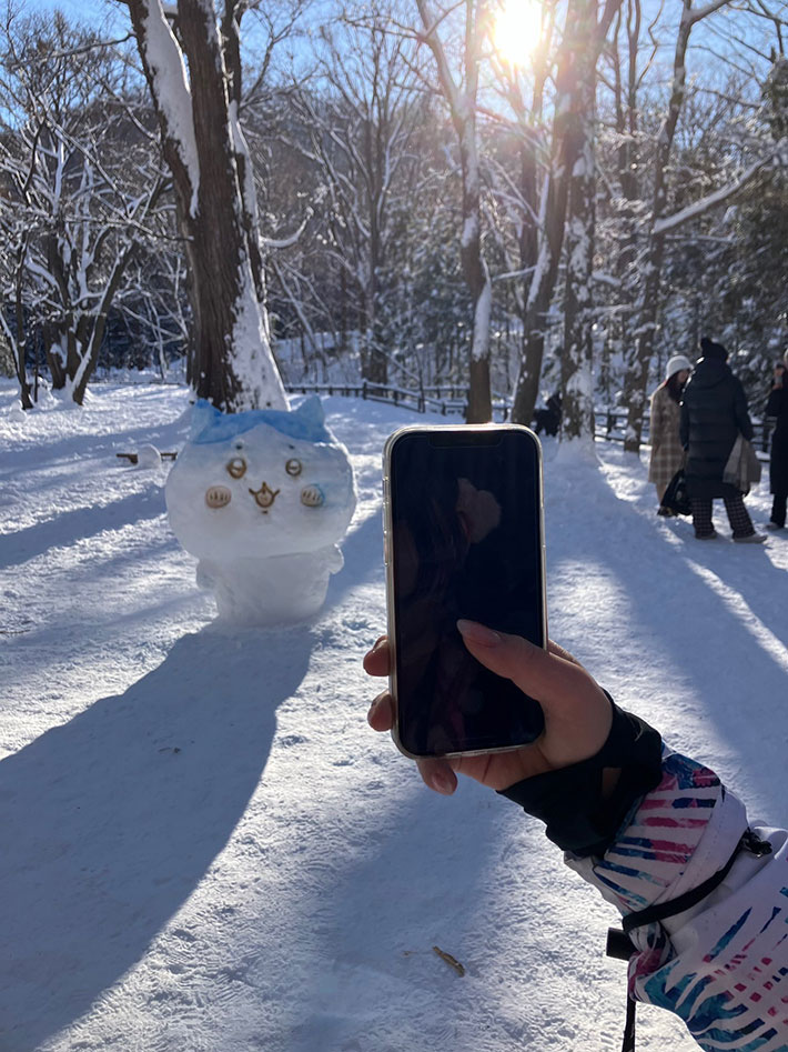 雪像の写真