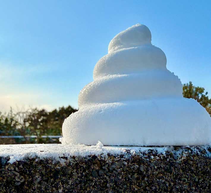 雪遊びの写真