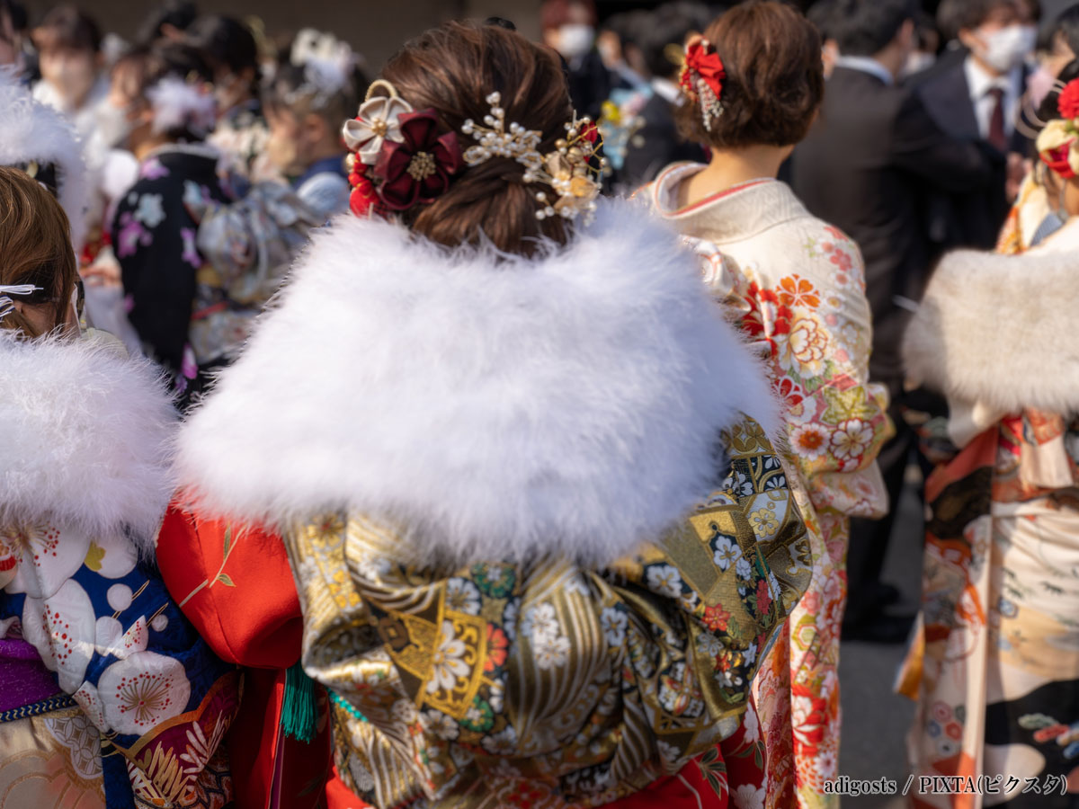 新成人が集合した写真