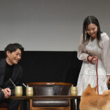 新谷ゆづみさんと散歩する柴犬・のこちゃん