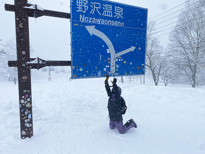 雪山の写真