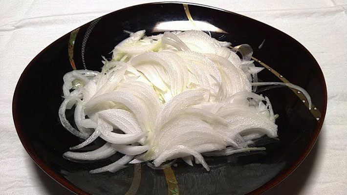 タマネギのスライスの写真