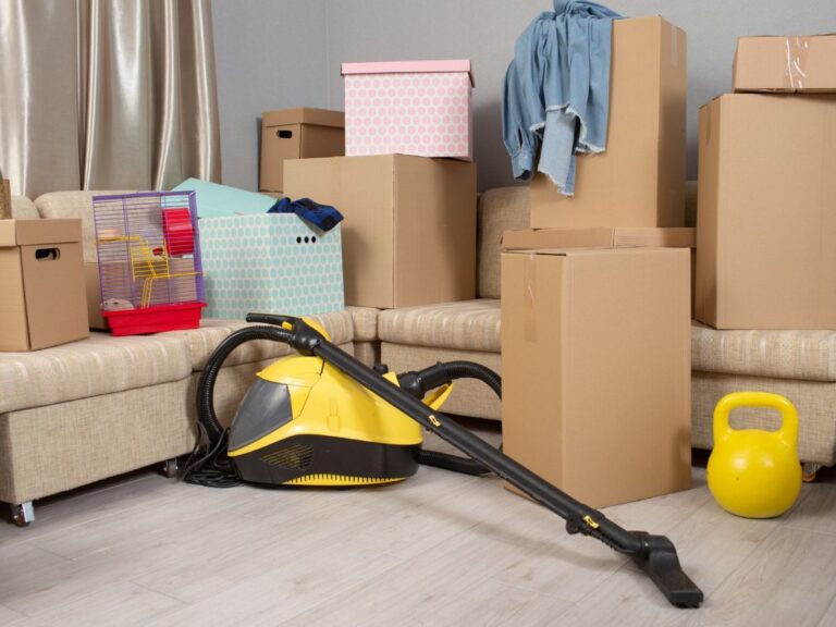 ダンボールと掃除機