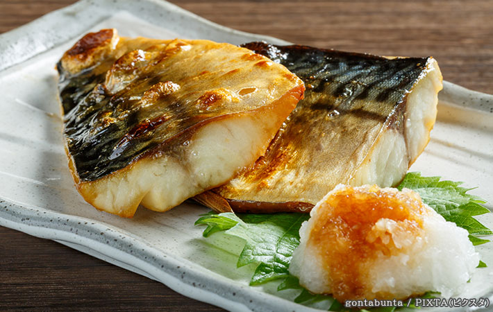 焼き魚の写真
