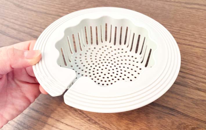 ダイソー『抗菌排水口キャッチ』の使用写真