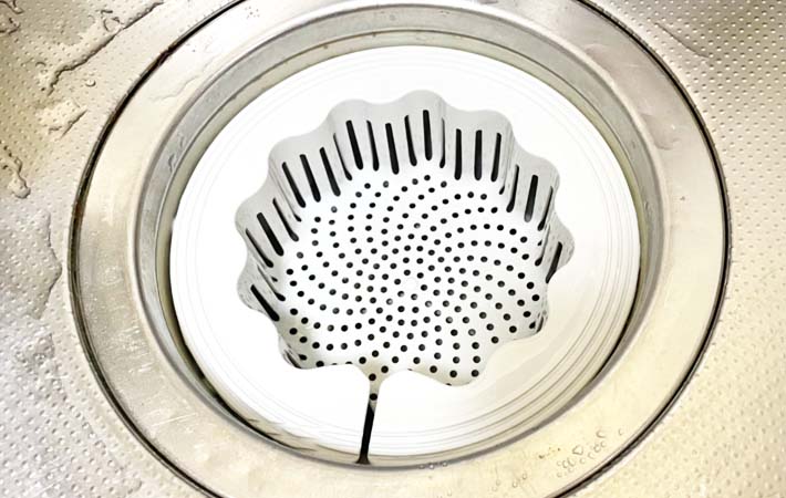 ダイソー『抗菌排水口キャッチ』の使用写真