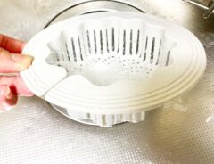 ダイソー『抗菌排水口キャッチ』の使用写真