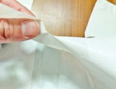 ビニール袋を開く方法の写真