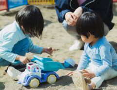 公園の砂場