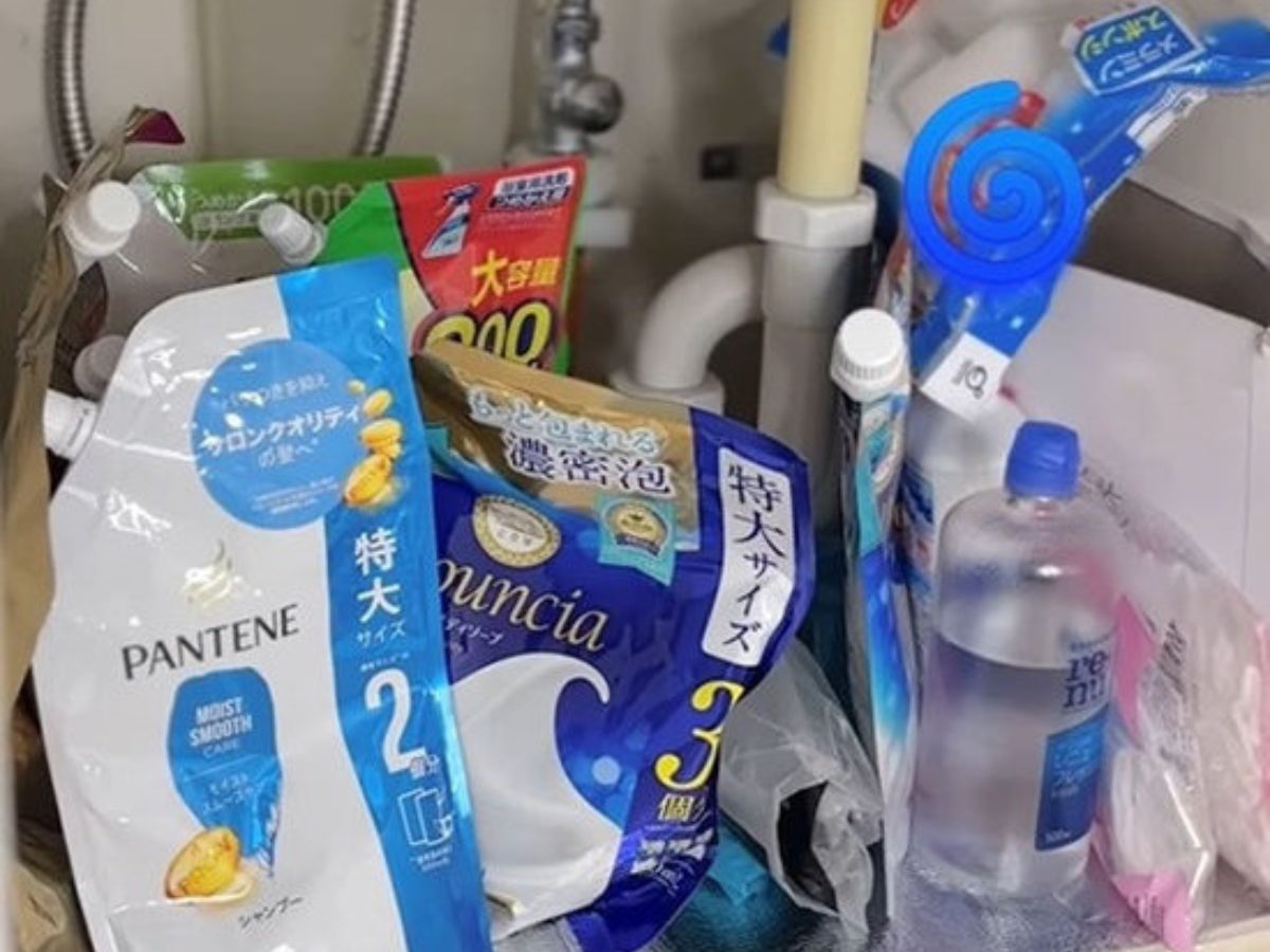洗面台の下