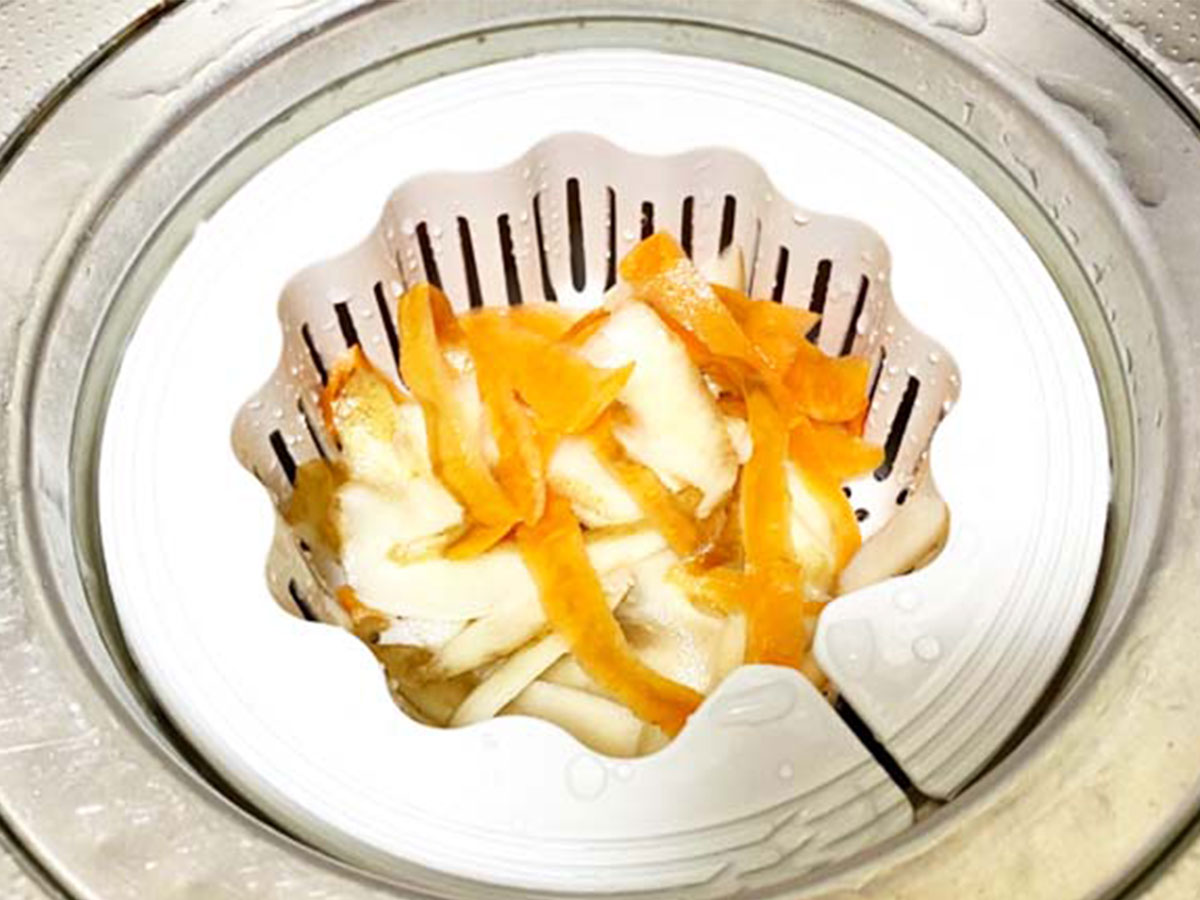 ダイソー『抗菌排水口キャッチ』の使用写真