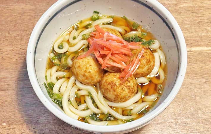 『たこ焼うどん』の完成写真