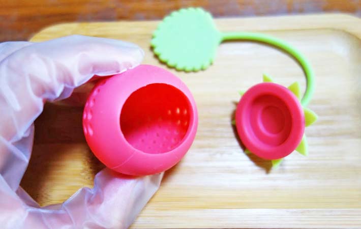 『ティーストレーナー いちご』の使用写真