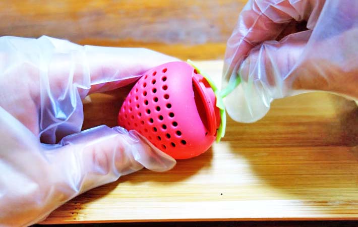 『ティーストレーナー いちご』の使用写真