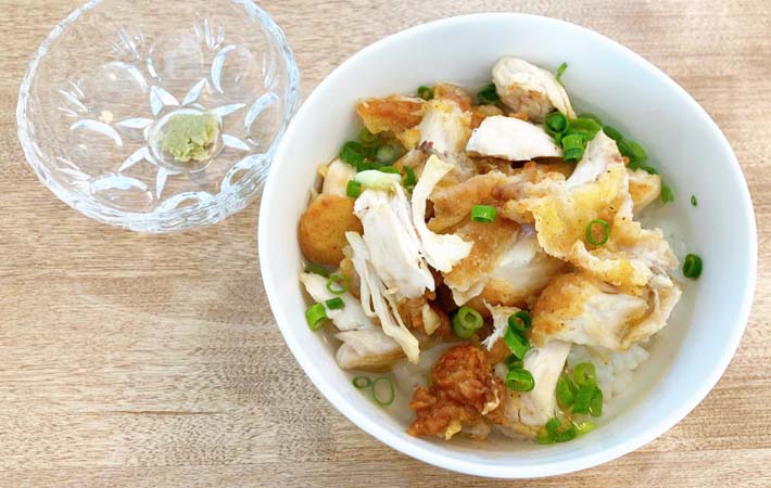 『鶏出汁茶漬け』の完成写真