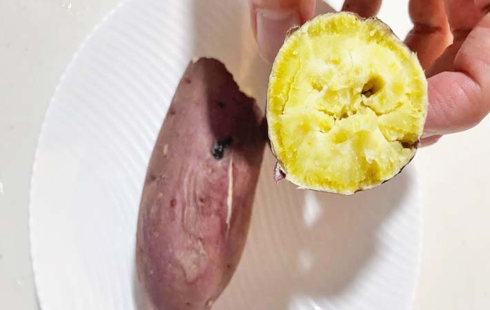 ダイソー『電子レンジ調理器』の使用した写真