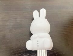 ダイソー『ボイスコントロールライト うさぎ』の使用写真