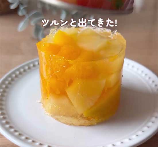缶詰フルーツゼリー