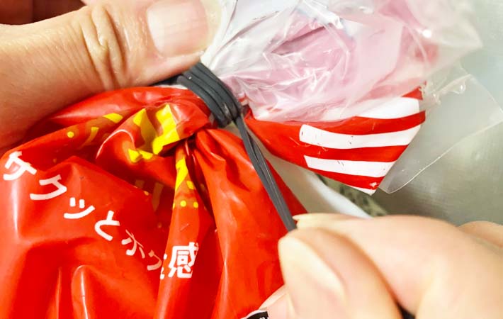 無印良品『シリコーンマルチバンド』の使用写真