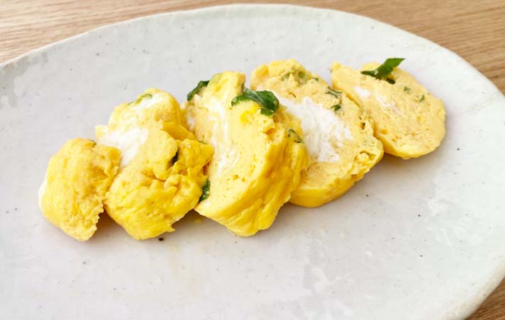 レンジで卵焼きを作った写真