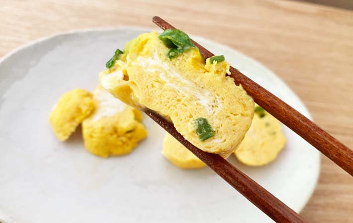 レンジで卵焼きを作った写真