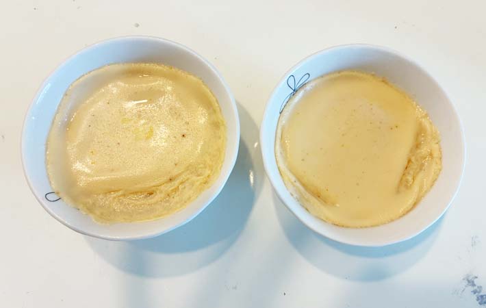 『チーズ入り茶碗蒸し』の完成写真