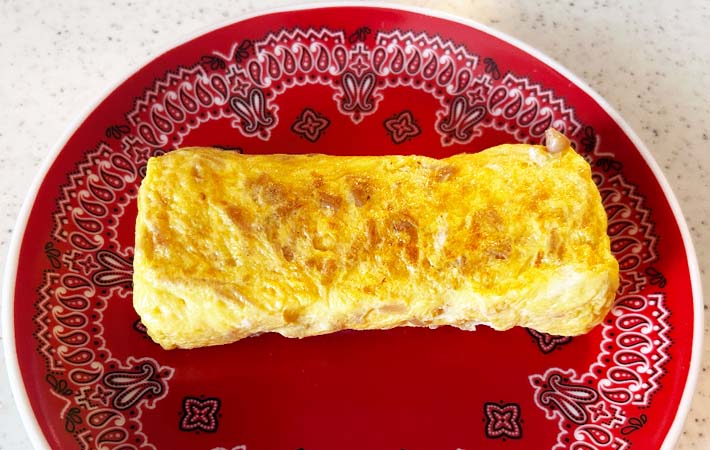 『なめたけ玉子焼き』の完成写真