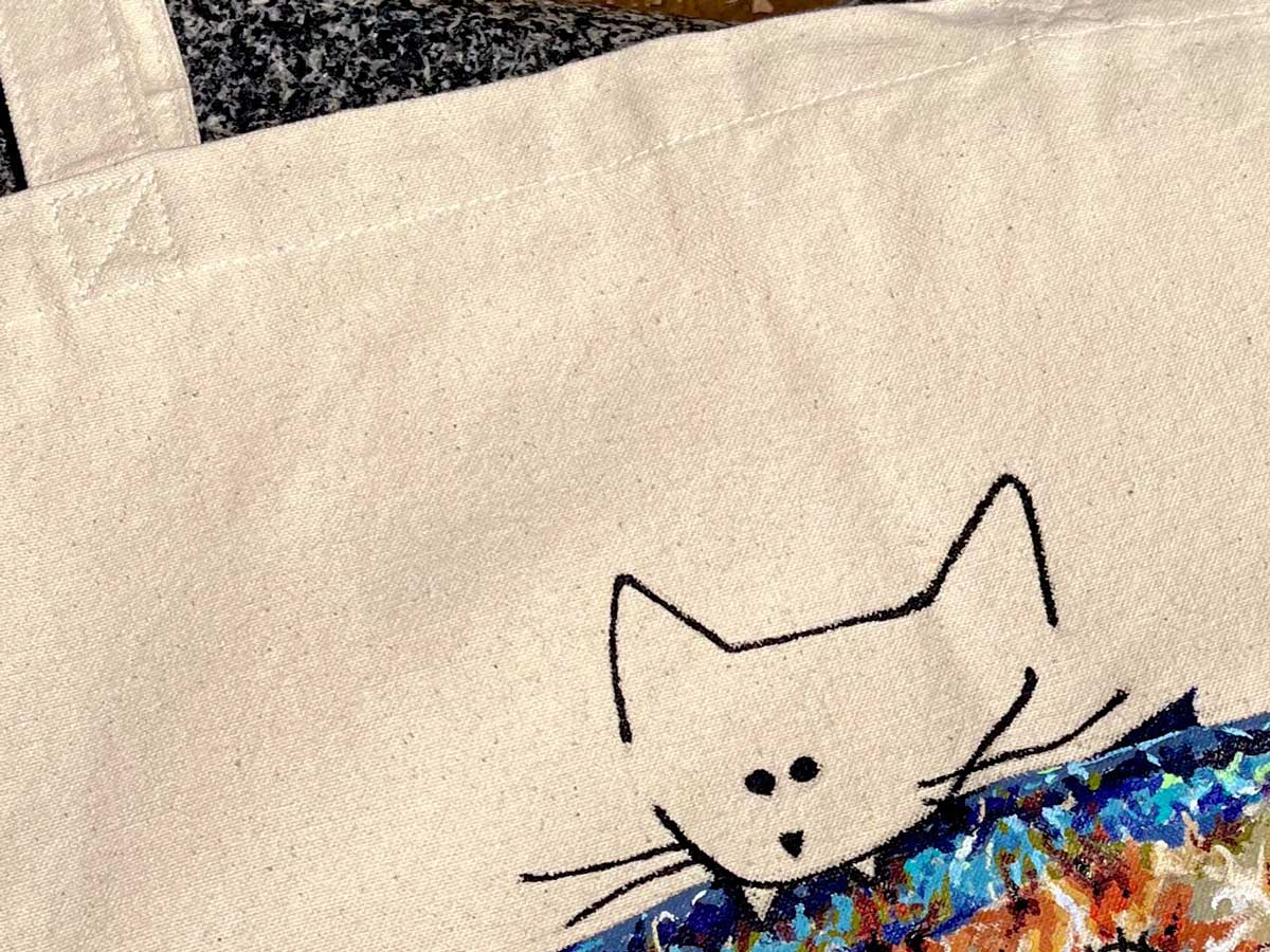 トートバッグの絵
