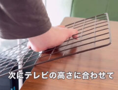 １００均ワイヤーネットDIYの写真