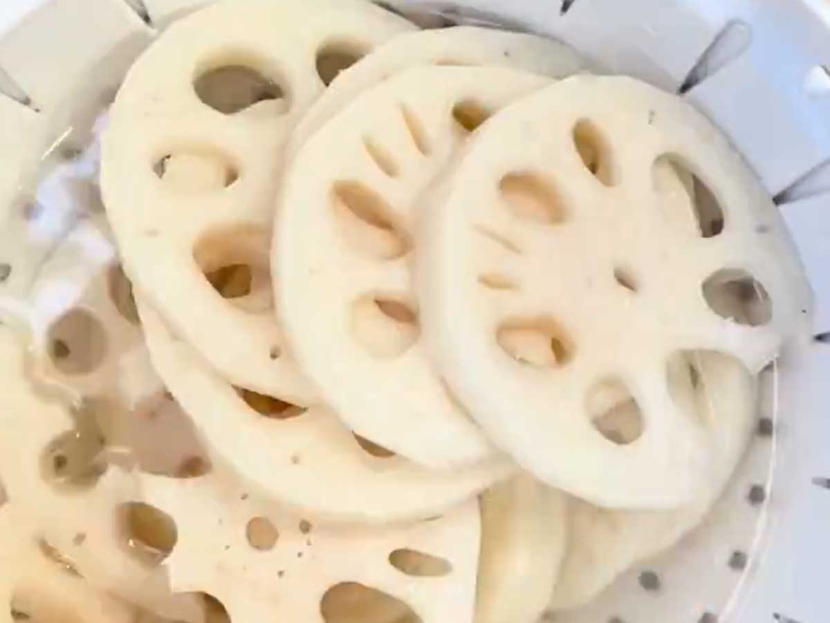 レンコンのはさみ焼きレシピ
