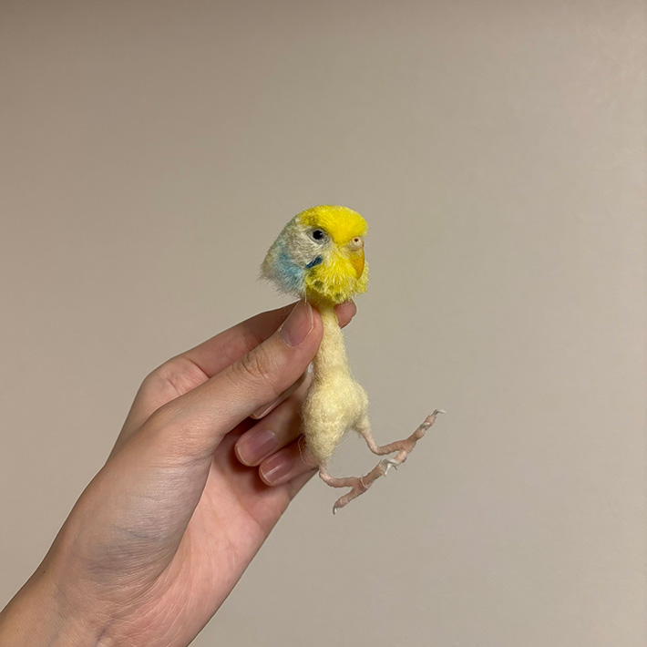 monzo（@monzo_felt）さんの羊毛フェルト作品