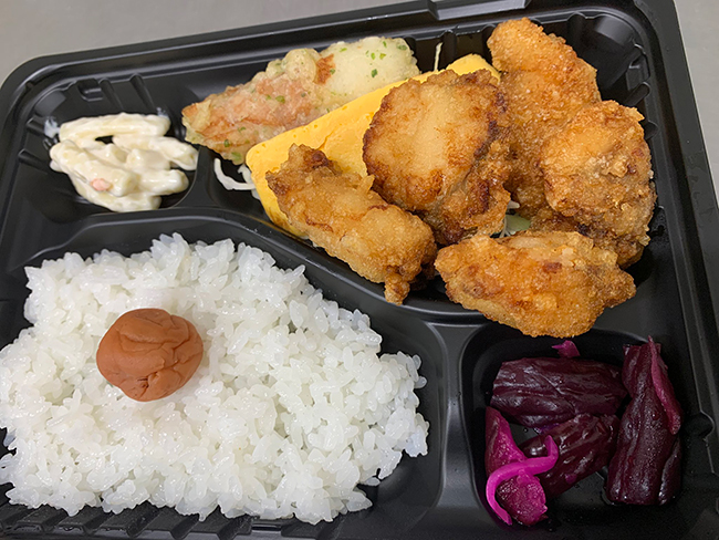 アンコウのから揚げ弁当