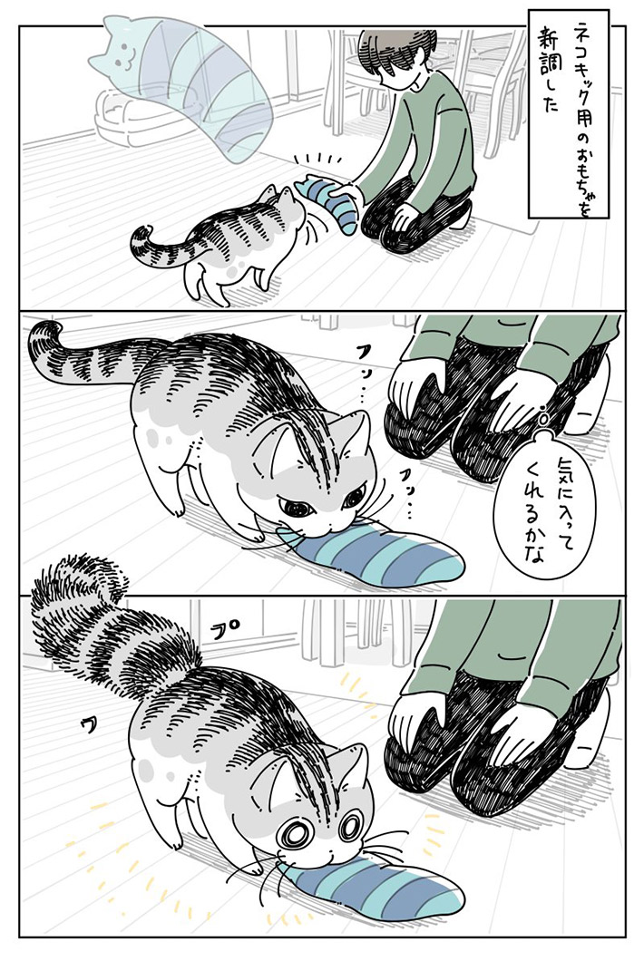 キュルZ（@kyuryuZ）さんが描いた『猫あるある』の漫画