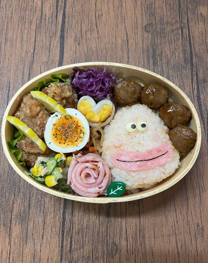 妻が作った弁当