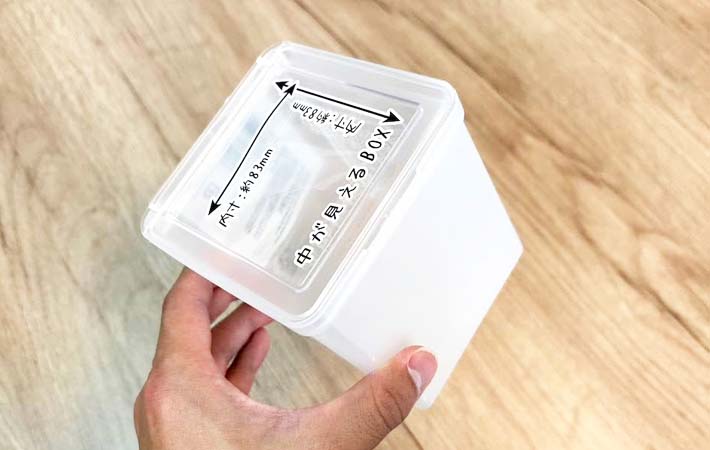 セリア『中が見えるBOX』の写真