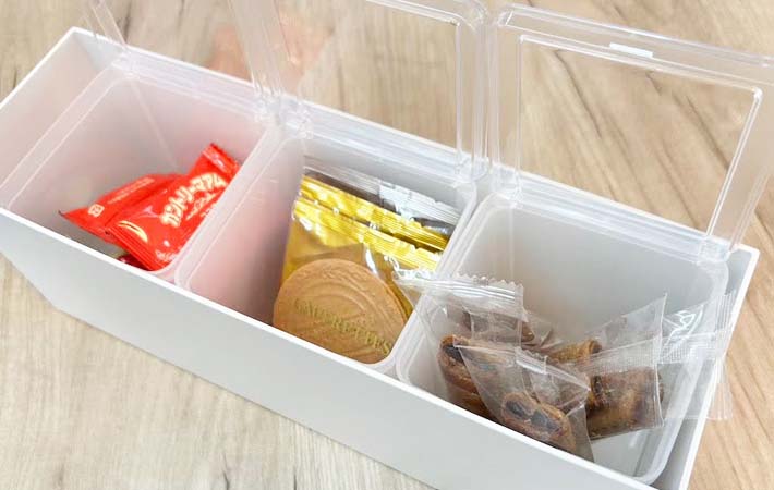 『ファイルボックス１／２』『中が見えるBOX』の使用写真