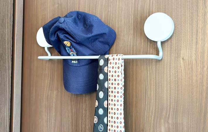 無印良品『アルミタオルハンガー』の使用写真