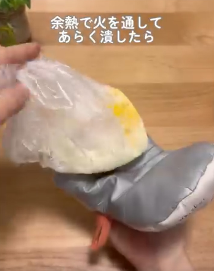 はるたこ（harutaco_kurashi）さんが紹介した、ゆで卵いらずの卵サンド