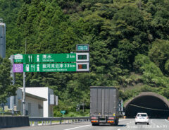 高速道路の看板