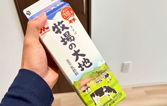 牛乳の写真