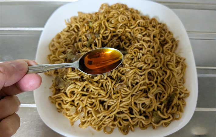 カップ焼きそばアレンジの写真