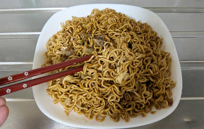 カップ焼きそばアレンジの写真