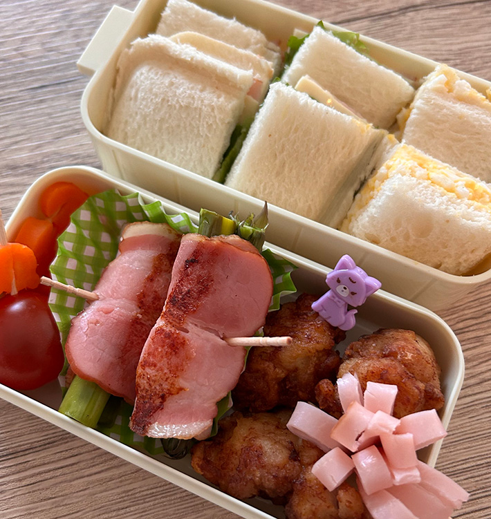 小学生娘が作った弁当